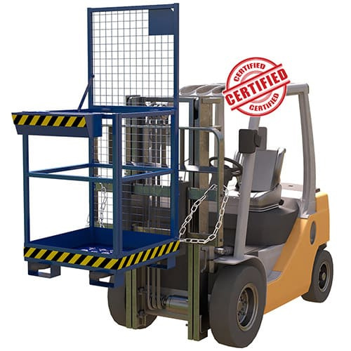 Jaula industrial sube personas para carretilla modelo WP 