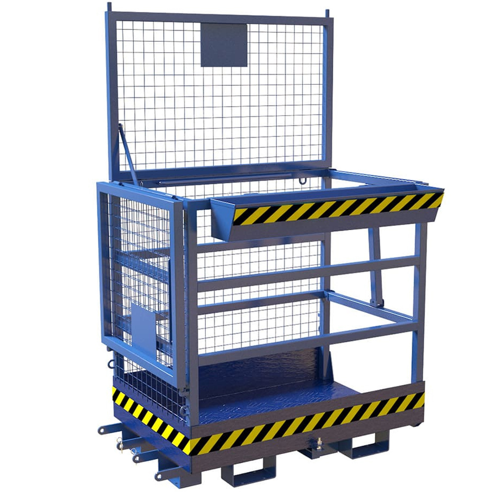Jaula industrial sube personas para carretilla modelo WP 