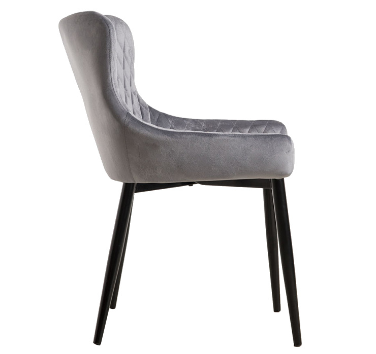 Silla Dans Asiento Tejido de Terciopelo 40 x 55 x 88 cm