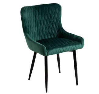 Silla Dans Asiento Tejido de Terciopelo 40 x 55 x 88 cm