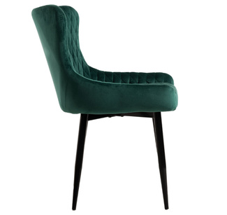 Silla Dans Asiento Tejido de Terciopelo 40 x 55 x 88 cm