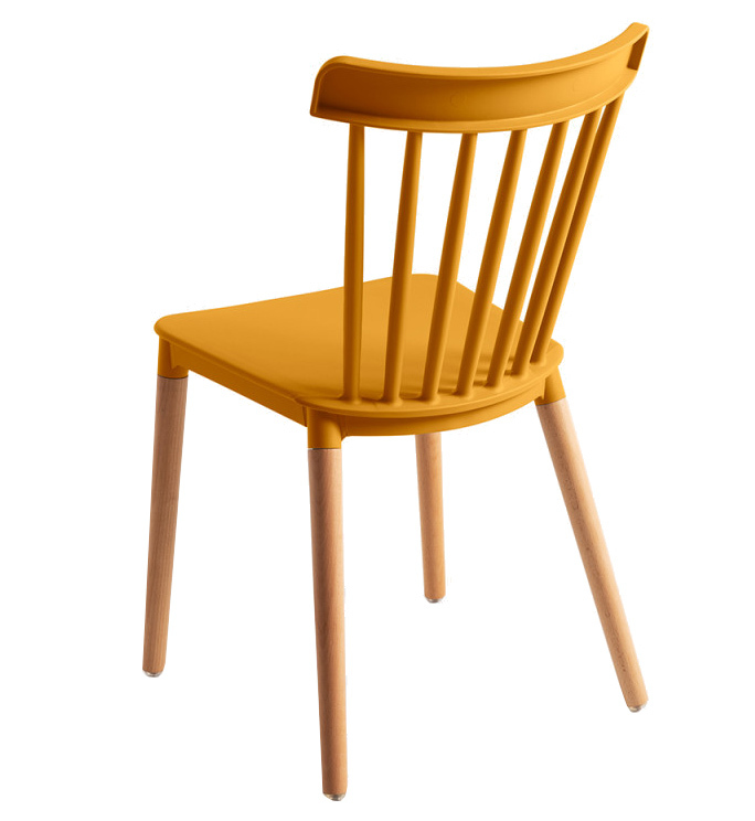 Silla Sansa en Haya y Polipropileno 54 x 44 x 82 cm