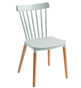 Silla Sansa en Haya y Polipropileno 54 x 44 x 82 cm