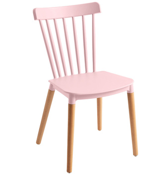 Silla Sansa en Haya y Polipropileno 54 x 44 x 82 cm