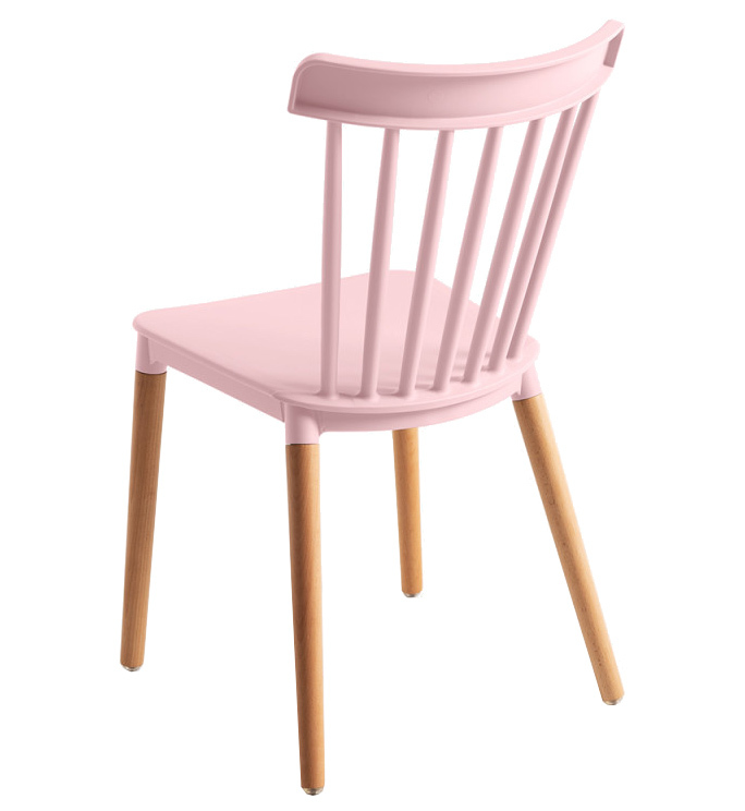 Silla Sansa en Haya y Polipropileno 54 x 44 x 82 cm