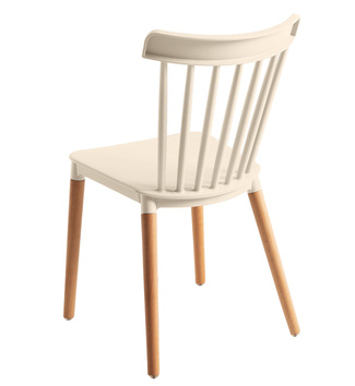 Silla Sansa en Haya y Polipropileno 54 x 44 x 82 cm