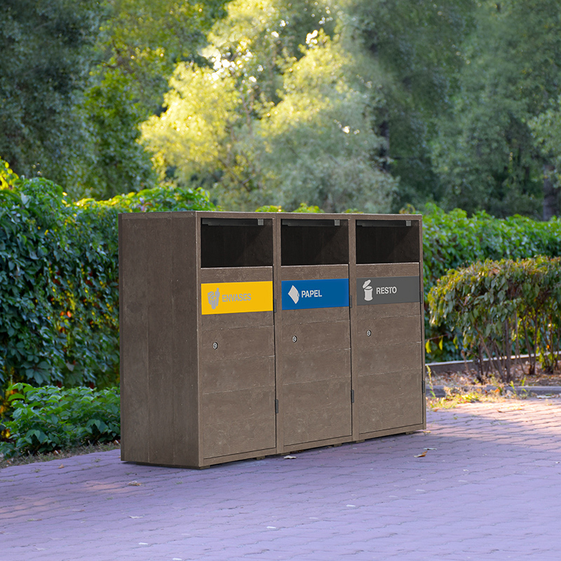 Papelera Selectiva Reciplast de 90 litros Tirol  