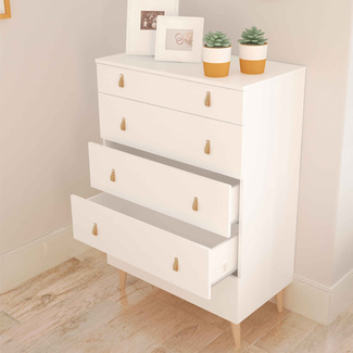 Sinfonier Blanco Poro 5 Cajones 48 x 80 x 119 cm Ref.691