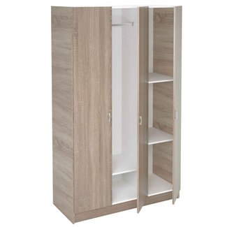 Armario de Melamina 3 Puertas 52 x 128,2 x 200 cm Ref.7349