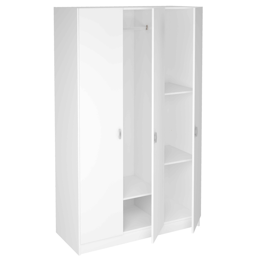 Armario de Melamina 3 Puertas 52 x 128,2 x 200 cm Ref.7349