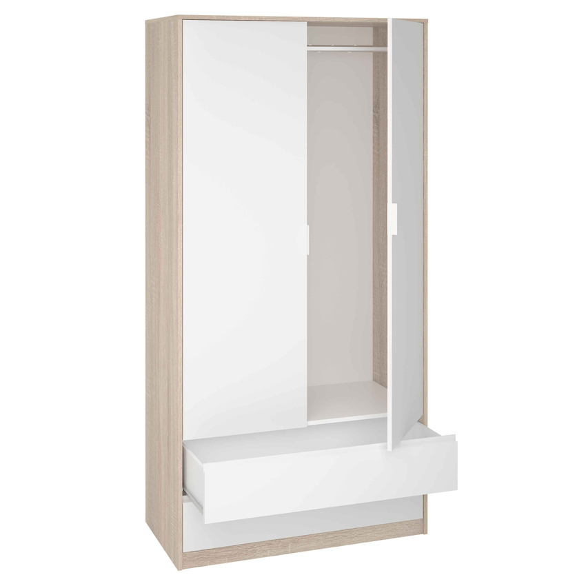 Armario Melamina 2 Puertas 50 x 100 x 200 cm Ref.509