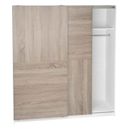 Armario de Melamina 2 Puertas Correderas 60 x 180 x 200 cm Ref.903
