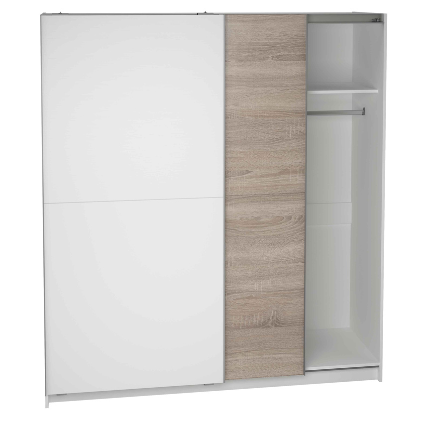 Armario de Melamina 2 Puertas Correderas 60 x 180 x 200 cm Ref.903