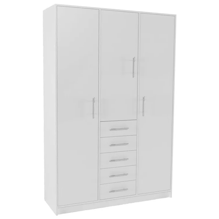 Armario 3 Puertas Abatibles 50 x 130 x 200 cm Ref.9235