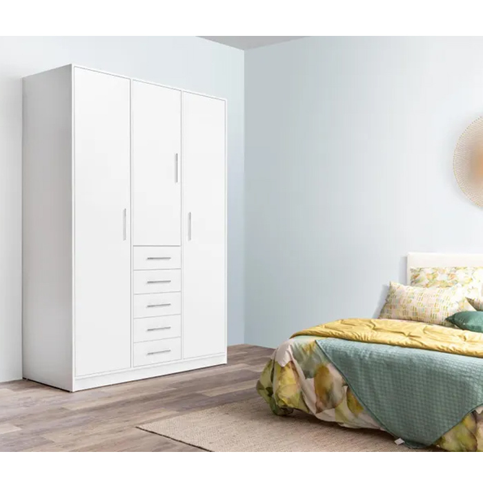 Armario 3 Puertas Abatibles 50 x 130 x 200 cm Ref.9235