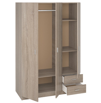 Armario 3 Puertas + 2 Cajones Ref.9460
