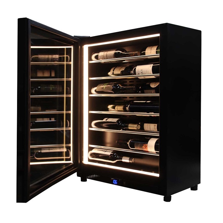 Vinoteca 12 botellas poco profunda compresor Cavanova CVS012TC