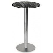 Mesa Alta Bar Tubo Aluminio Anodizado Ref.M431 