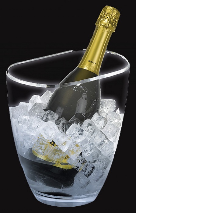 Cubitera Eclipse bucket 1 botella con base led