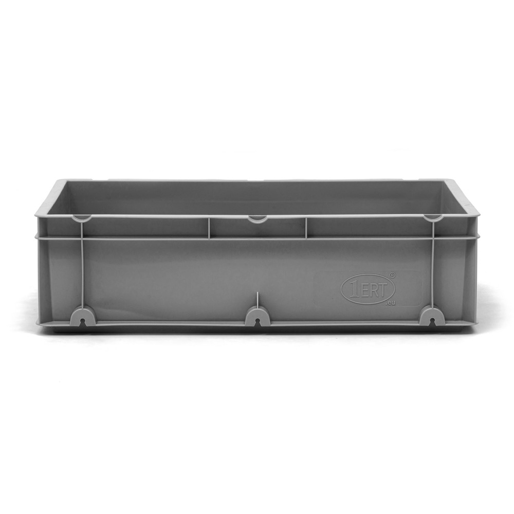 Caja de Plastico Norma Europa Gris Cerrada 40 x 60 x 16,5 cm