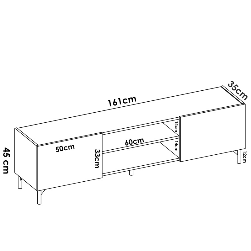 Mueble Bajo de Televisión Astral