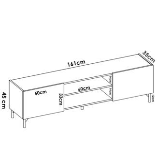 Mueble Bajo de Televisión Astral