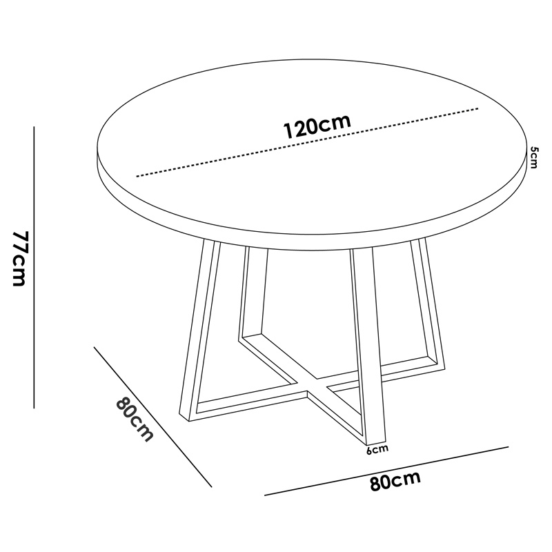 Mesa de Comedor Fija Duna 