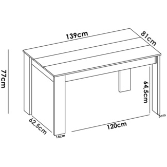 Mesa de Comedor Fija Sami