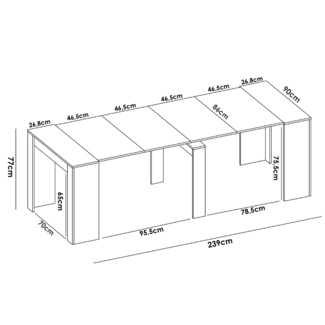 Mesa Comedor Extensible Kiona