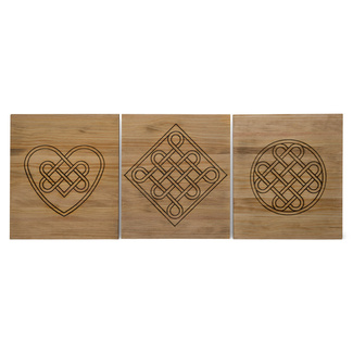 Cabecero Tríptico Eternidad Separados ECO de Madera de Pino Box Furniture