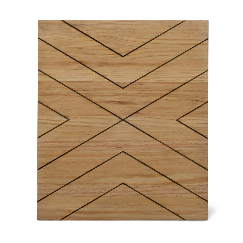 Cabecero Tríptico Rombos Separados ECO de Madera de Pino Box Furniture