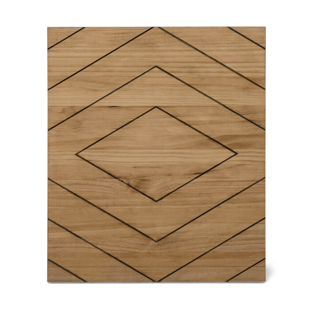 Cabecero Tríptico Rombos Separados ECO de Madera de Pino Box Furniture