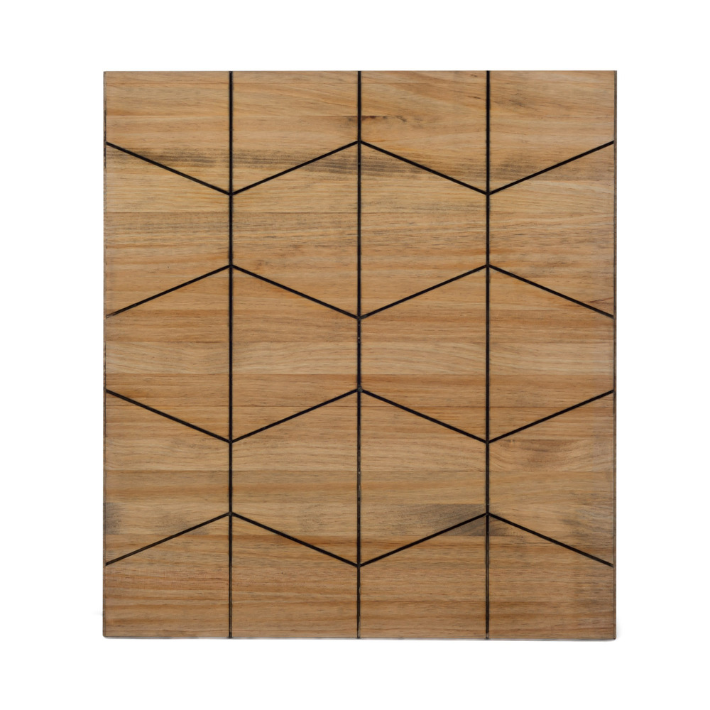 Cabecero Tríptico Porcelanico ECO de Madera de Pino Maciza Box Furniture
