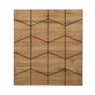 Cabecero Tríptico Porcelanico ECO de Madera de Pino Maciza Box Furniture