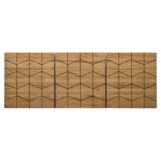 Cabecero Tríptico Porcelanico Separados ECO de Madera de Pino Box Furniture