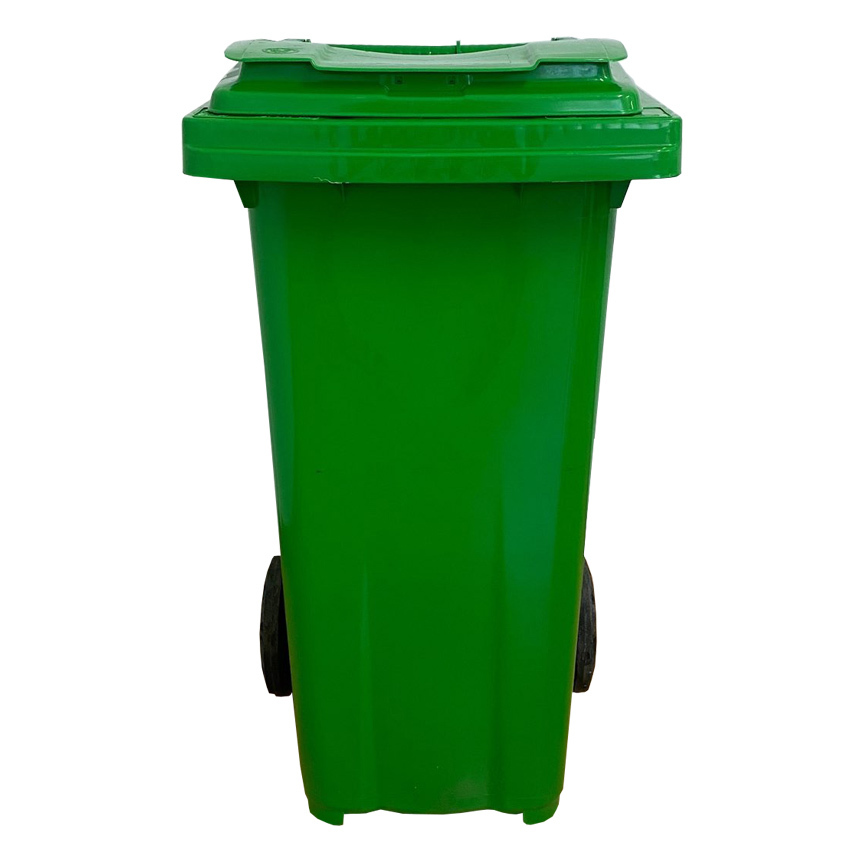 Contenedor de Basura Verde 120 litros 54 x 48 x 94 cm 
