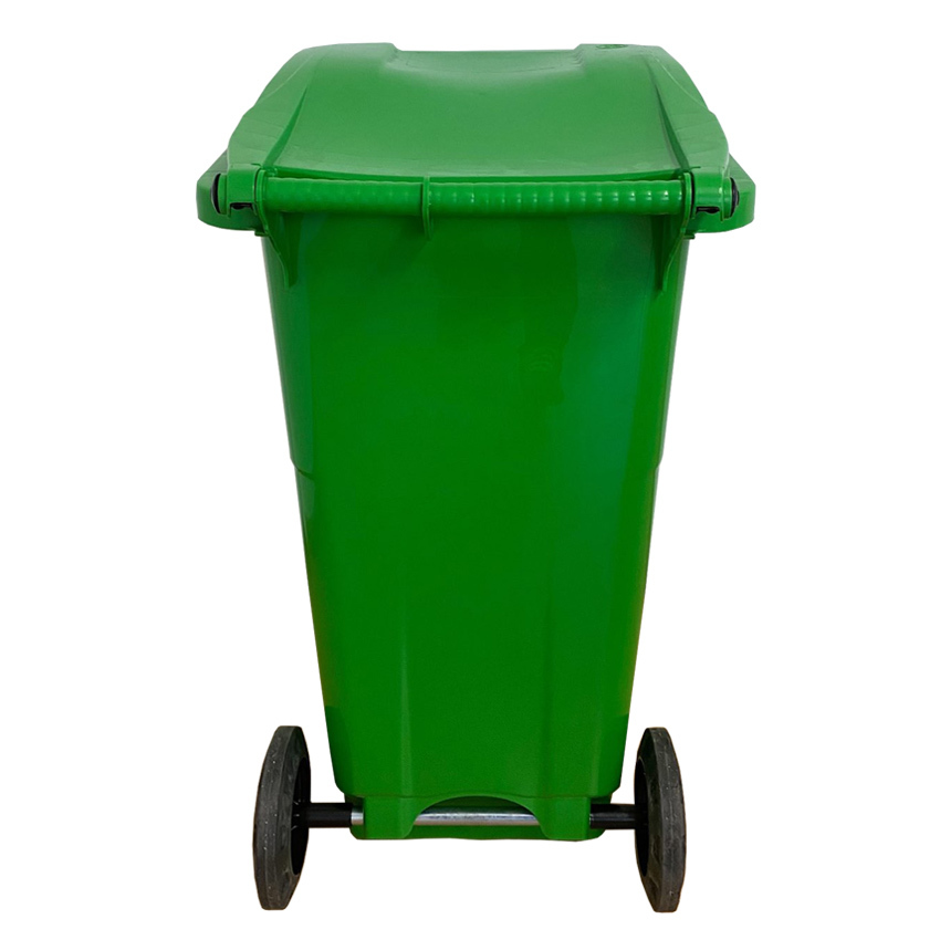 Contenedor de Basura Verde 120 litros 54 x 48 x 94 cm 