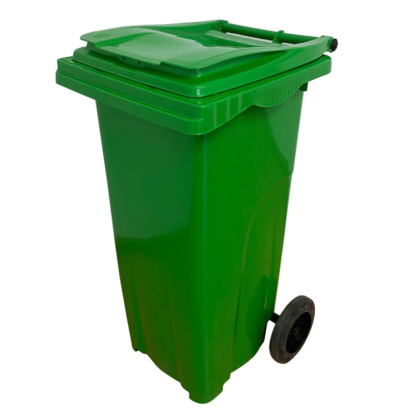 Contenedor de Basura Verde 120 litros 54 x 48 x 94 cm 
