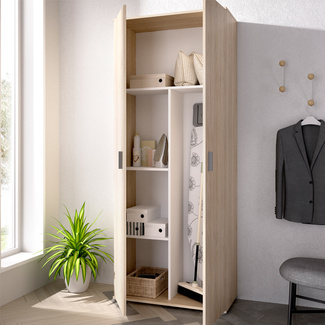 Armario Multiusos Escobero Fit con 2 Puertas 