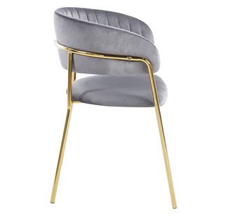 Silla Niel Golden de Terciopelo 40 x 47 x 78 cm