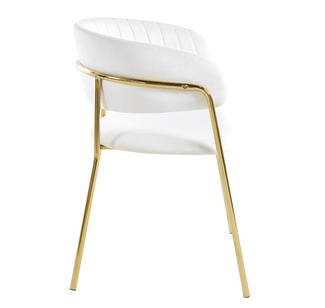 Silla Niel Golden de Terciopelo 40 x 47 x 78 cm