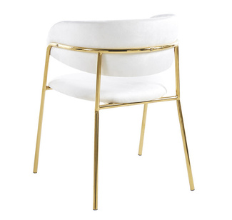 Silla Niel Golden de Terciopelo 40 x 47 x 78 cm