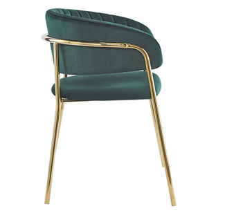 Silla Niel Golden de Terciopelo 40 x 47 x 78 cm