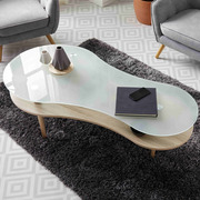 Mesa de Centro Peanut Patas en Madera de Haya