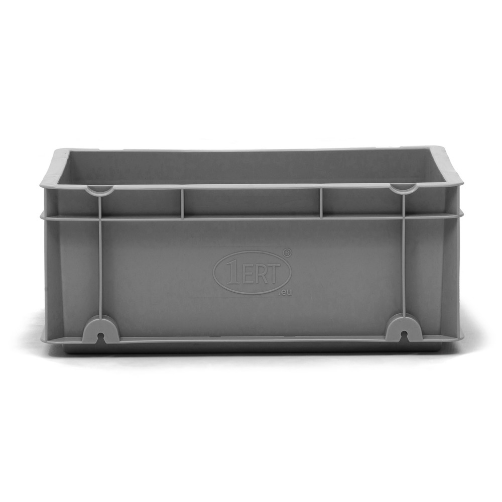Caja de Plastico Norma Europa Gris Cerrada 30 x 40 x 16,5 cm 
