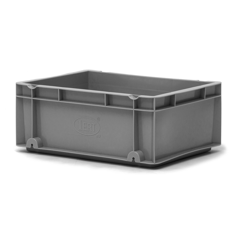 Caja de Plastico Norma Europa Gris Cerrada 30 x 40 x 16,5 cm 