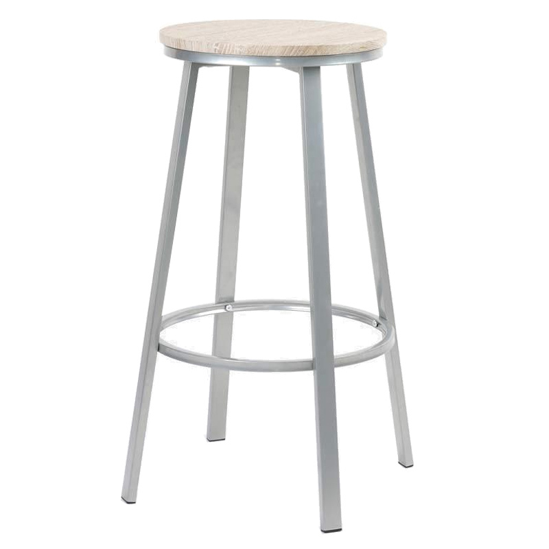 Taburete Titan Estructura Gris 