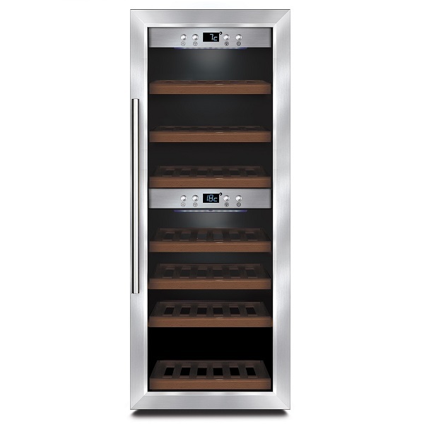 Vinoteca 38 botellas 2 zonas de temperatura Caso Design WineComfort 380 Smart