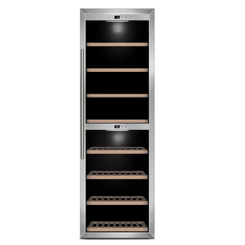 Vinoteca 180 botellas 2 zonas de temperatura CASO WineComfort 1800 SMART