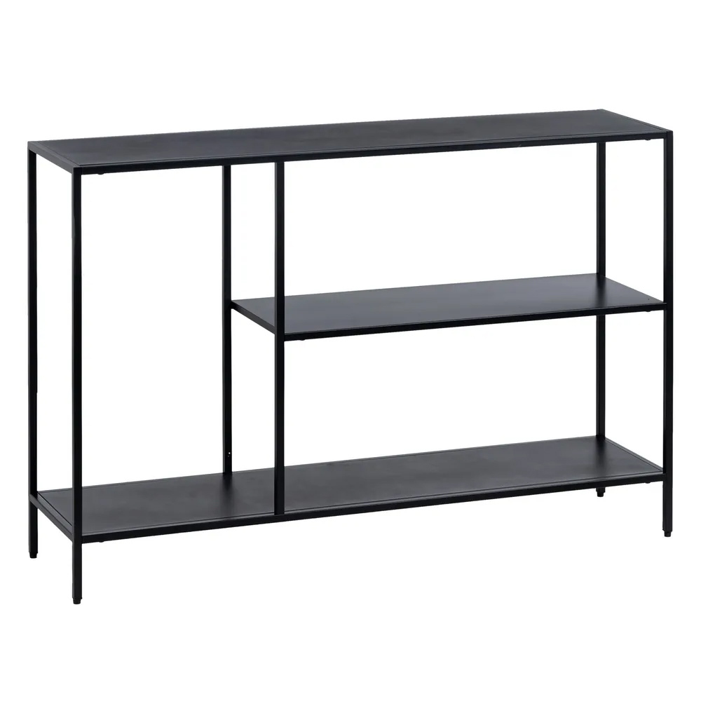 Estantería Baja Industrial de Acero 3 Estantes 30 x 120,5 x 81 cm 